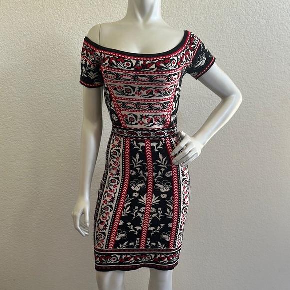Chelsea & Violet by Anthropologie Dress Tapestry Stretch Bodycon - Picture 1 of 6